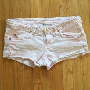 Mango Pink Denim Shorts